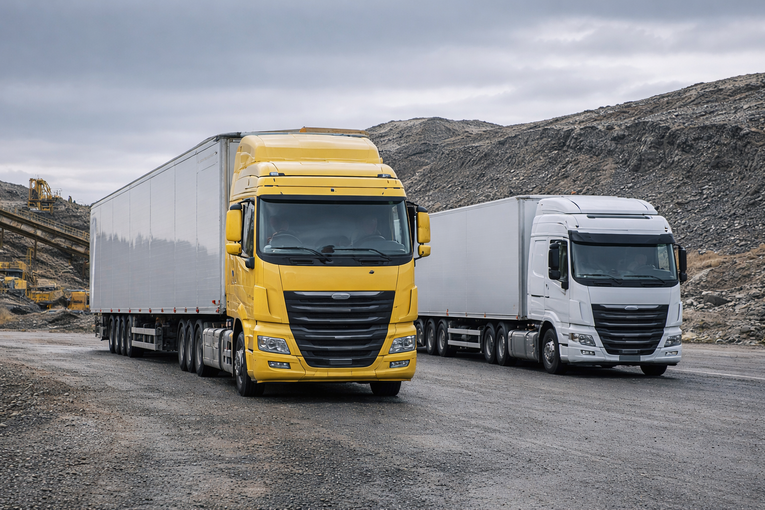 HGV fleet vehicles using AI dashcam and fleet telematics technology
