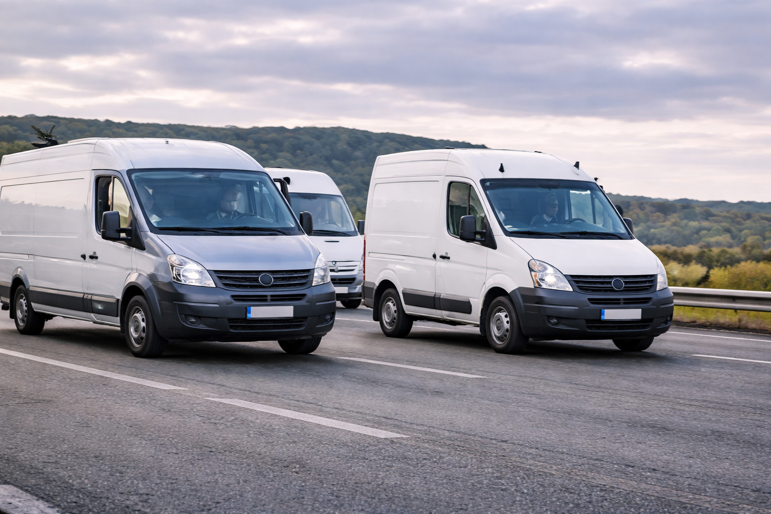 Commercial van fleet telematics and AI driver monitoring solutions