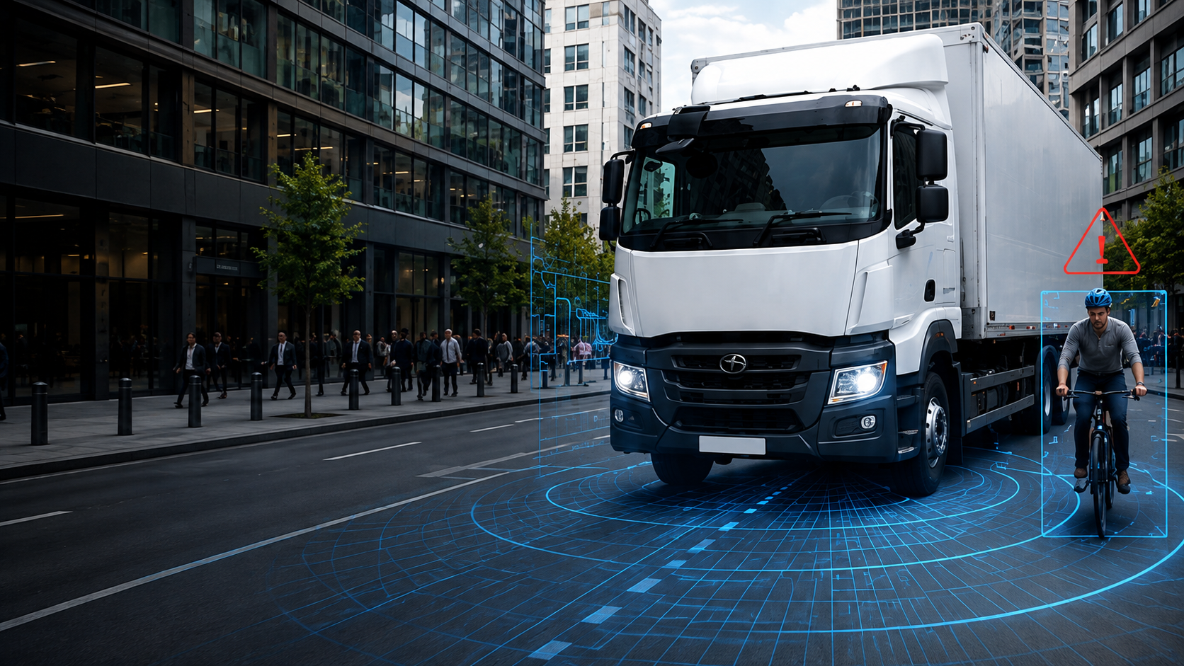 DVS Progressive Safe System camera solution for HGV blind spot safety