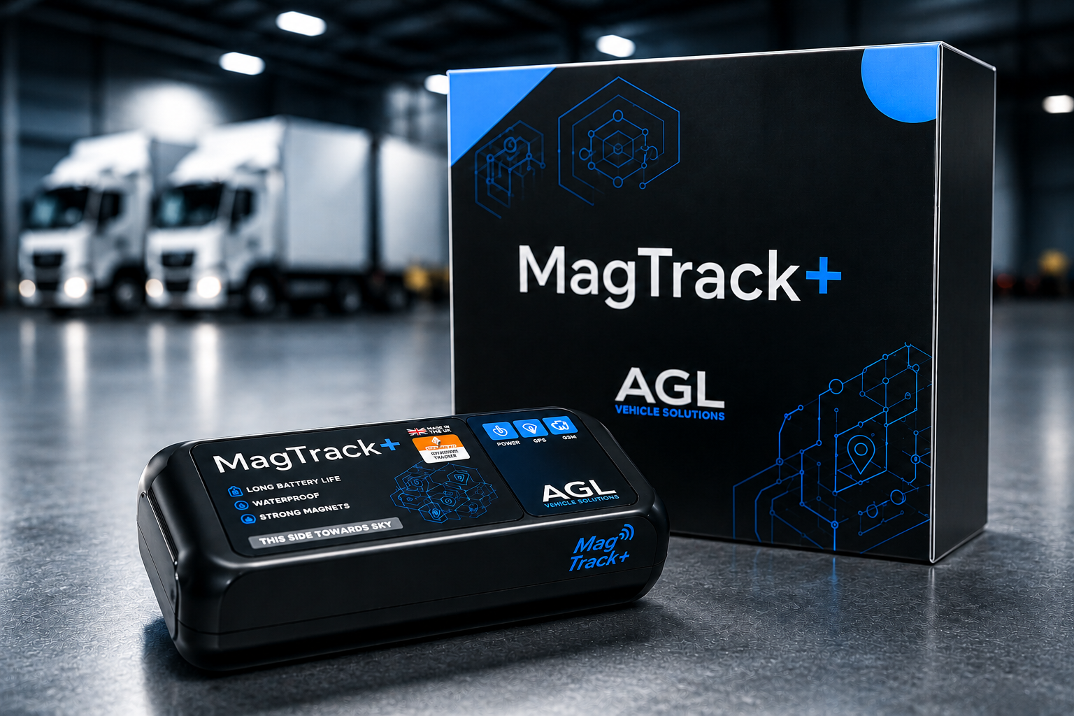 MagTrack Plus magnetic GPS tracker for plant trailers vehicles and assets