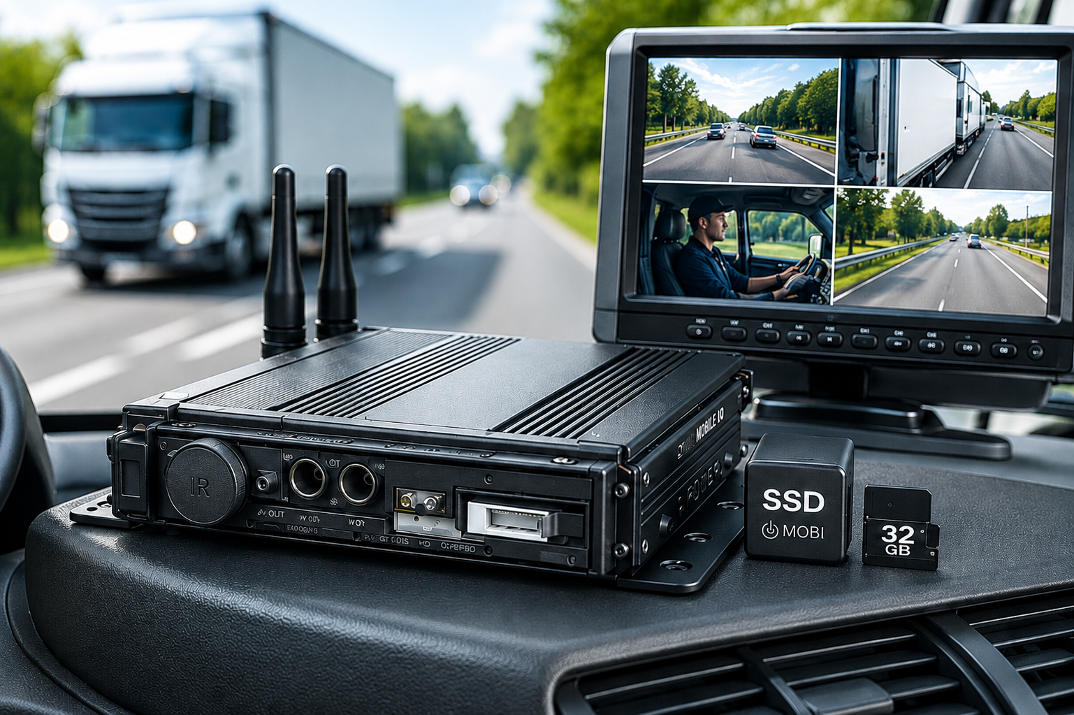MDVR multi-camera vehicle recording system