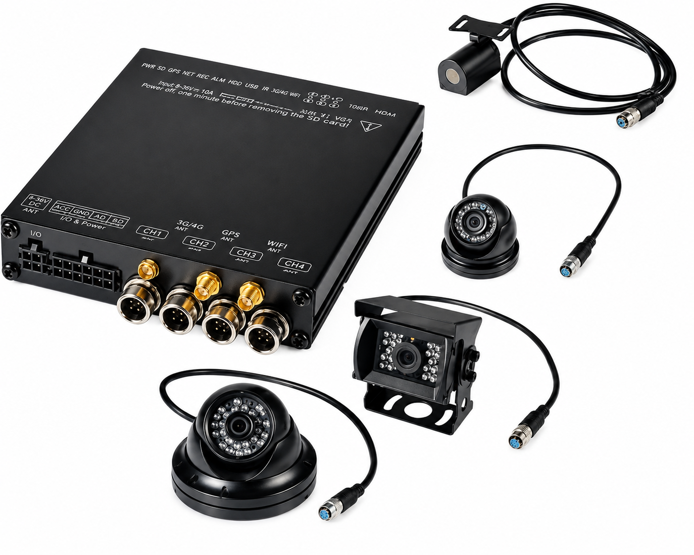 MDVR multi-camera recording system