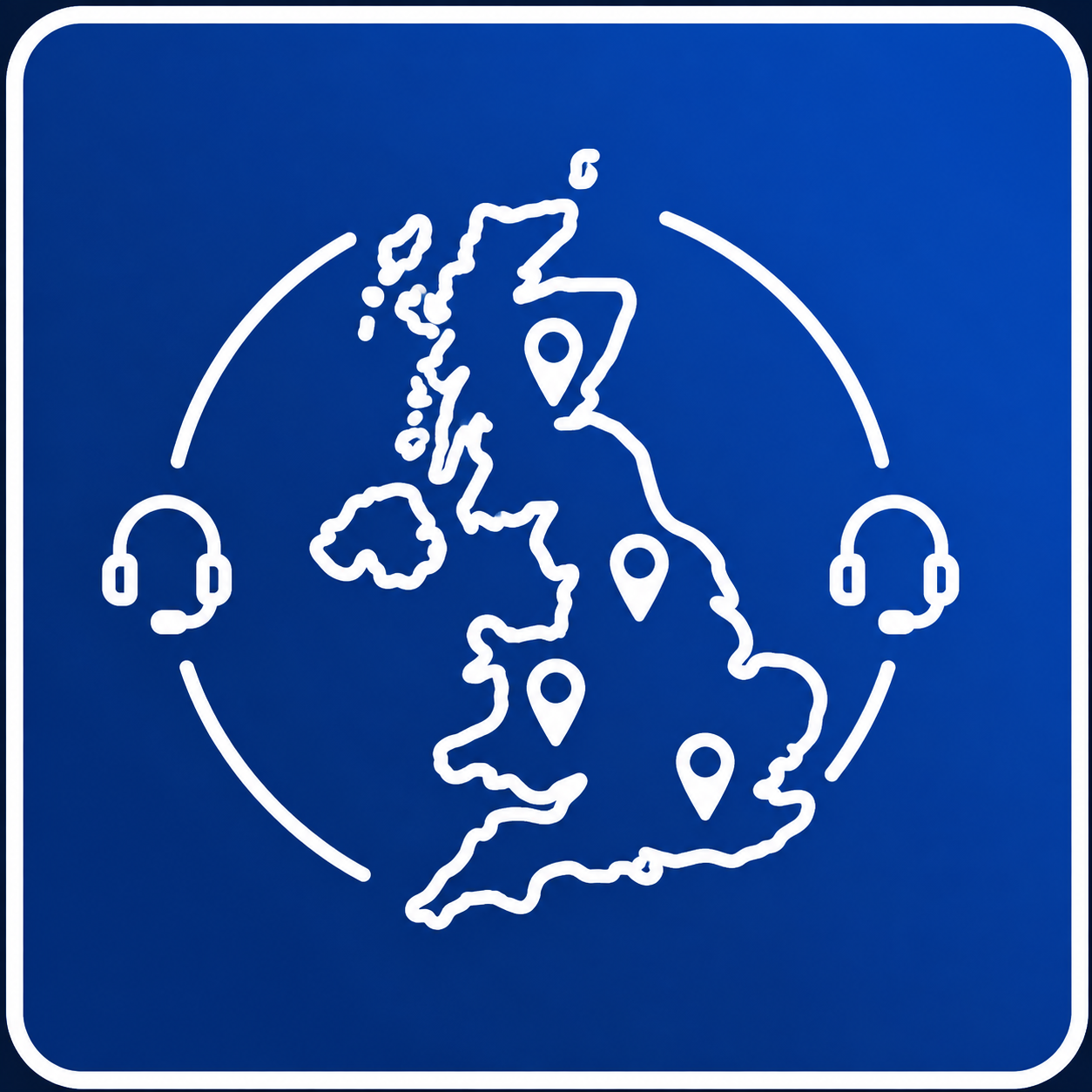 UK-wide installation and support icon