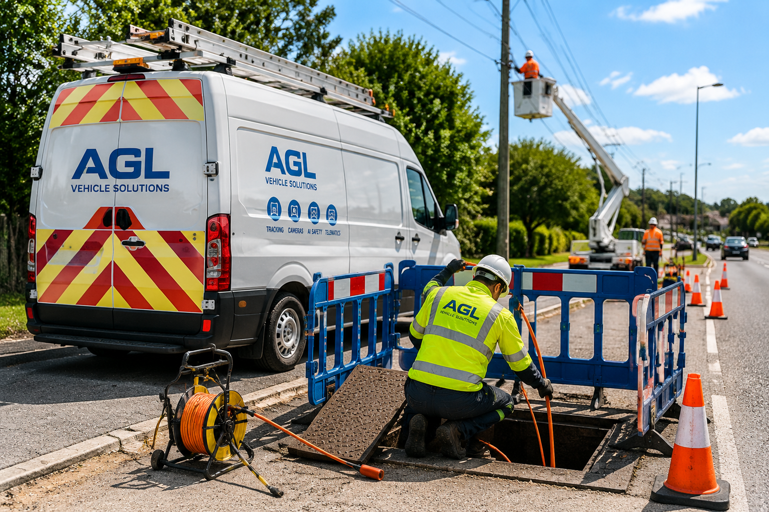 Utilities and infrastructure fleet asset monitoring