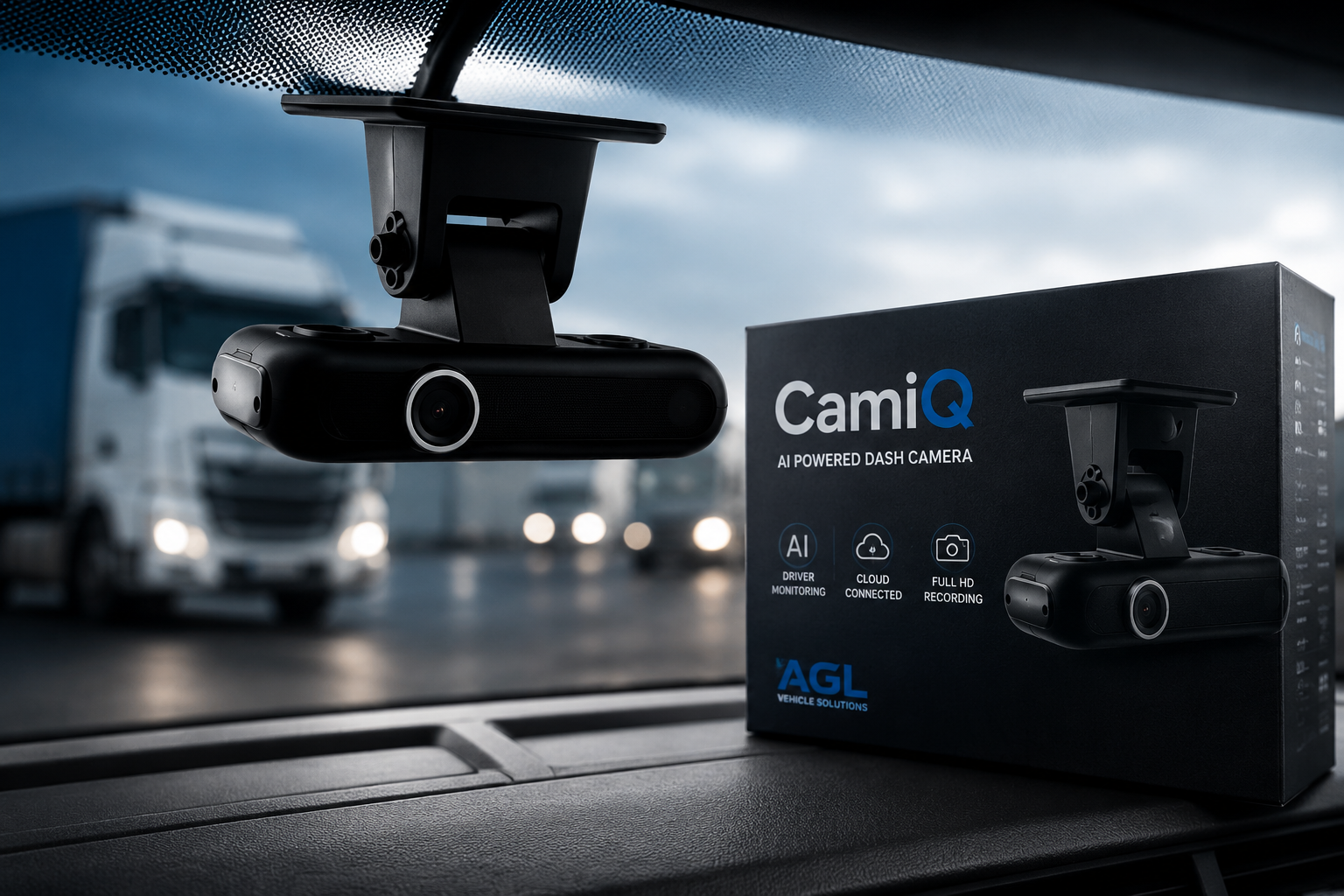 CamiQ AI fleet dash camera