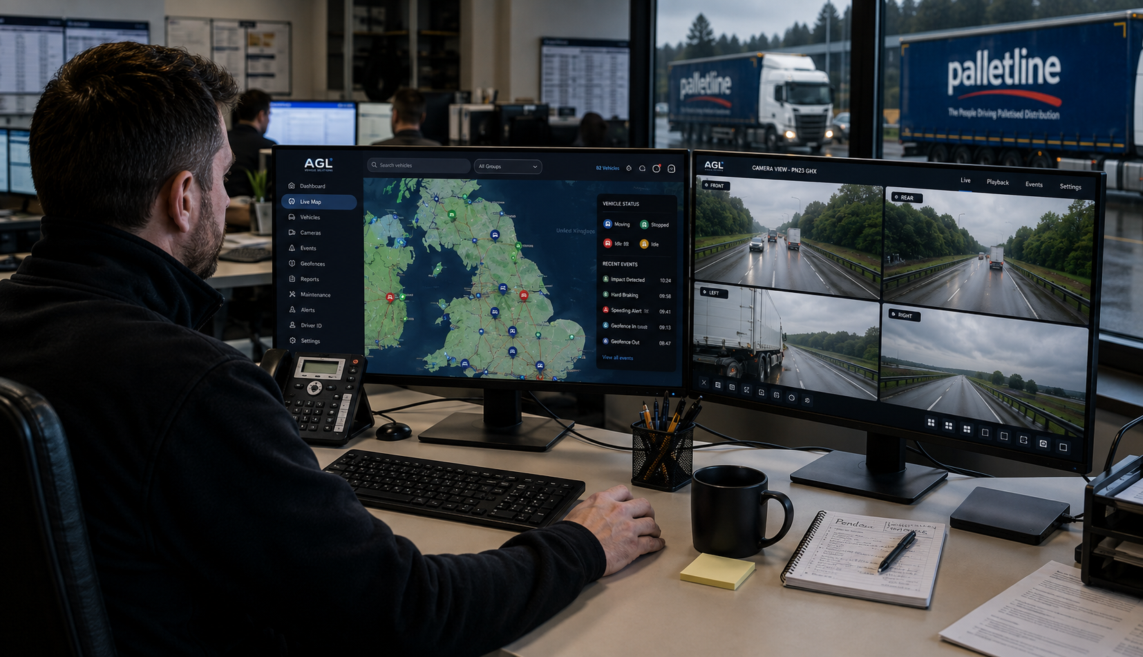 CamiQ connected fleet camera and telematics system
