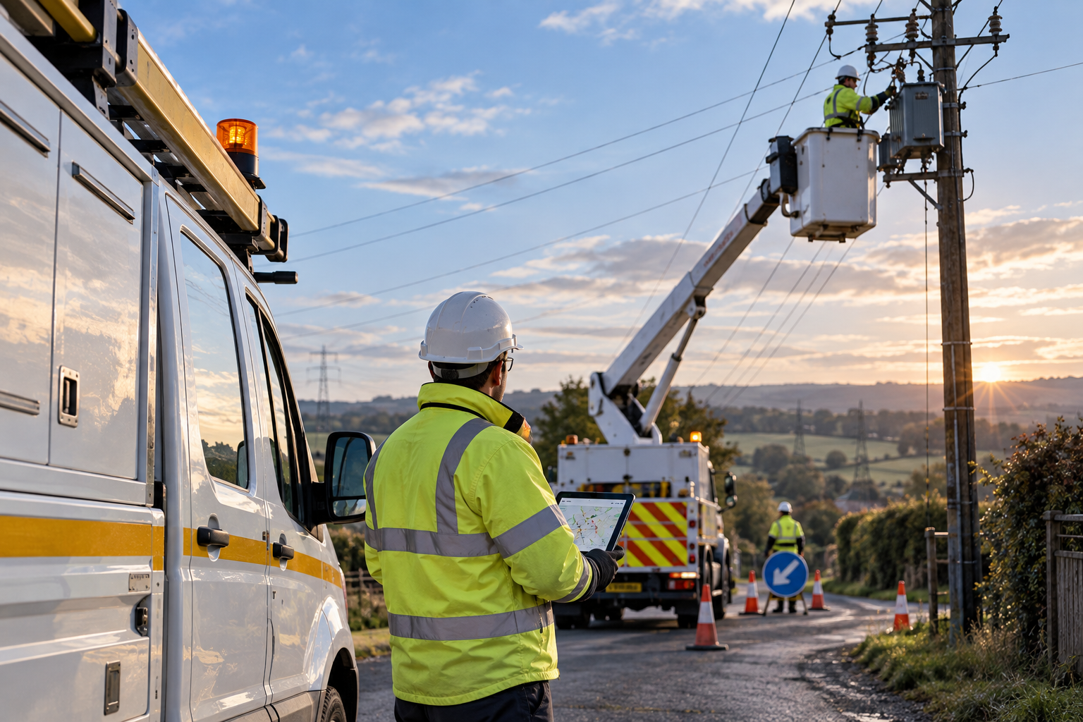 Electricity network infrastructure and maintenance