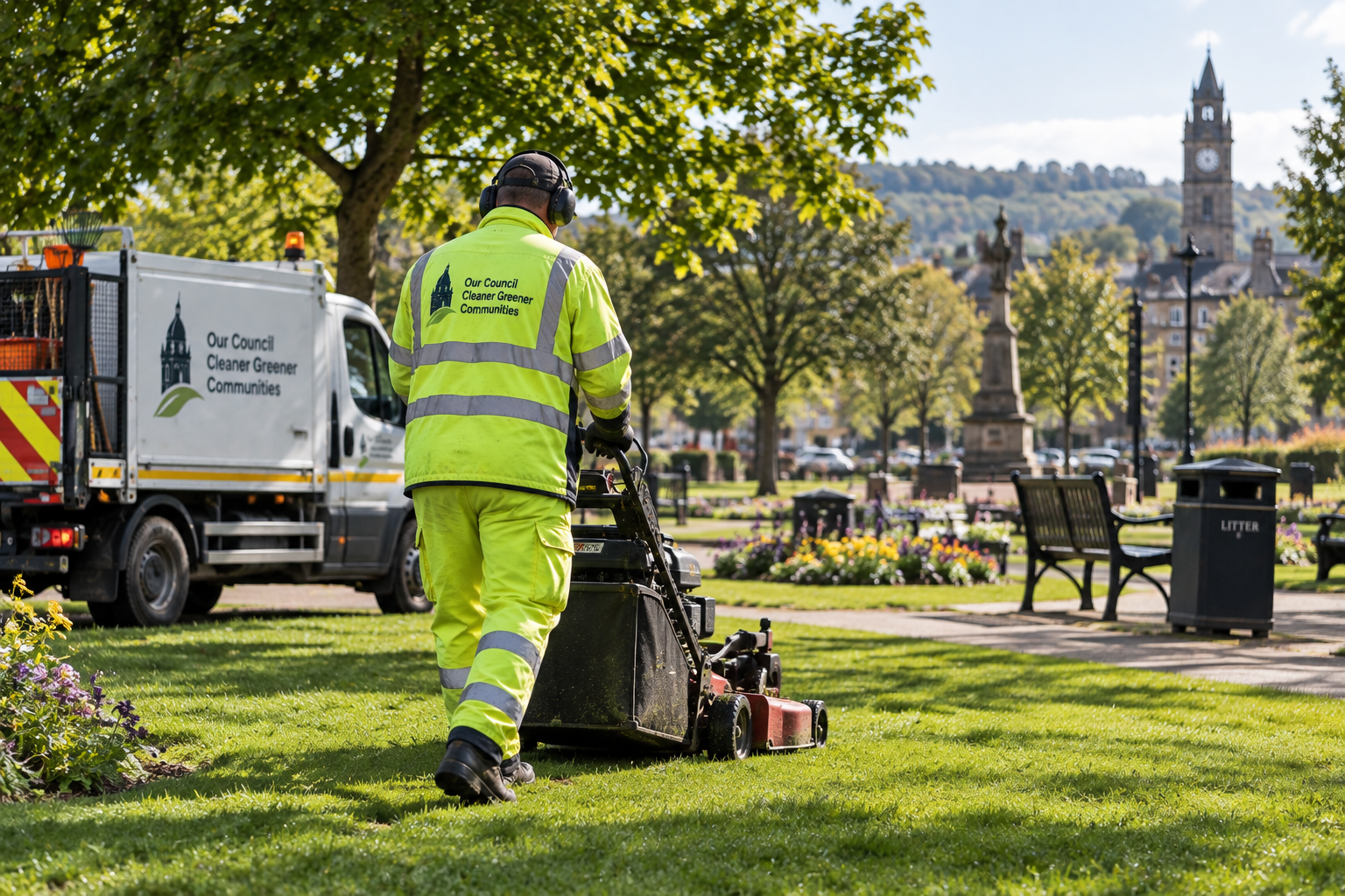 Grounds maintenance vehicle for council parks teams