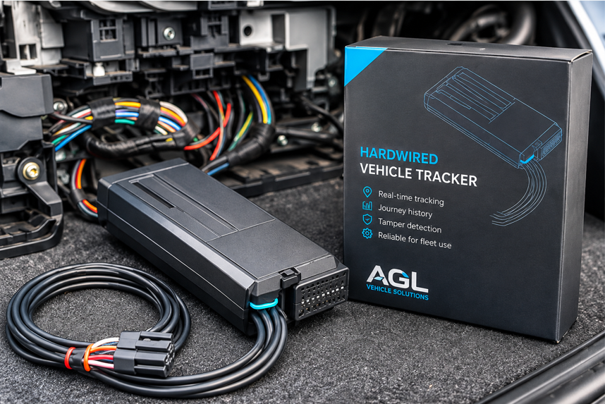 Hardwired vehicle tracker