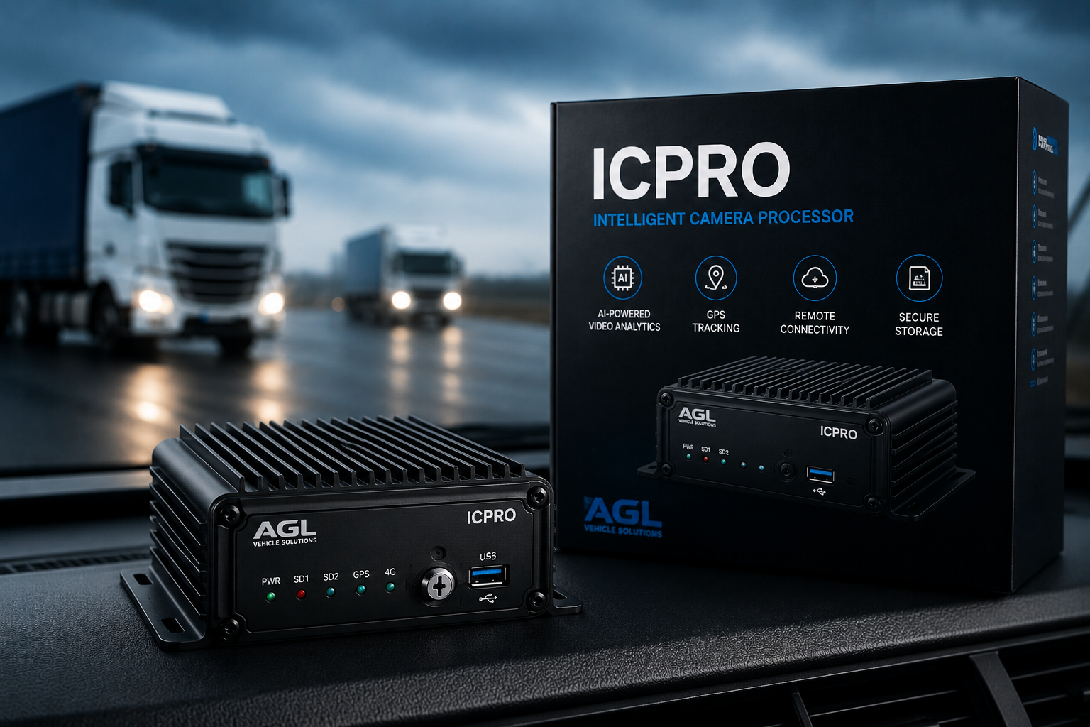 IC Pro multi-camera system for commercial vehicles and HGV fleets