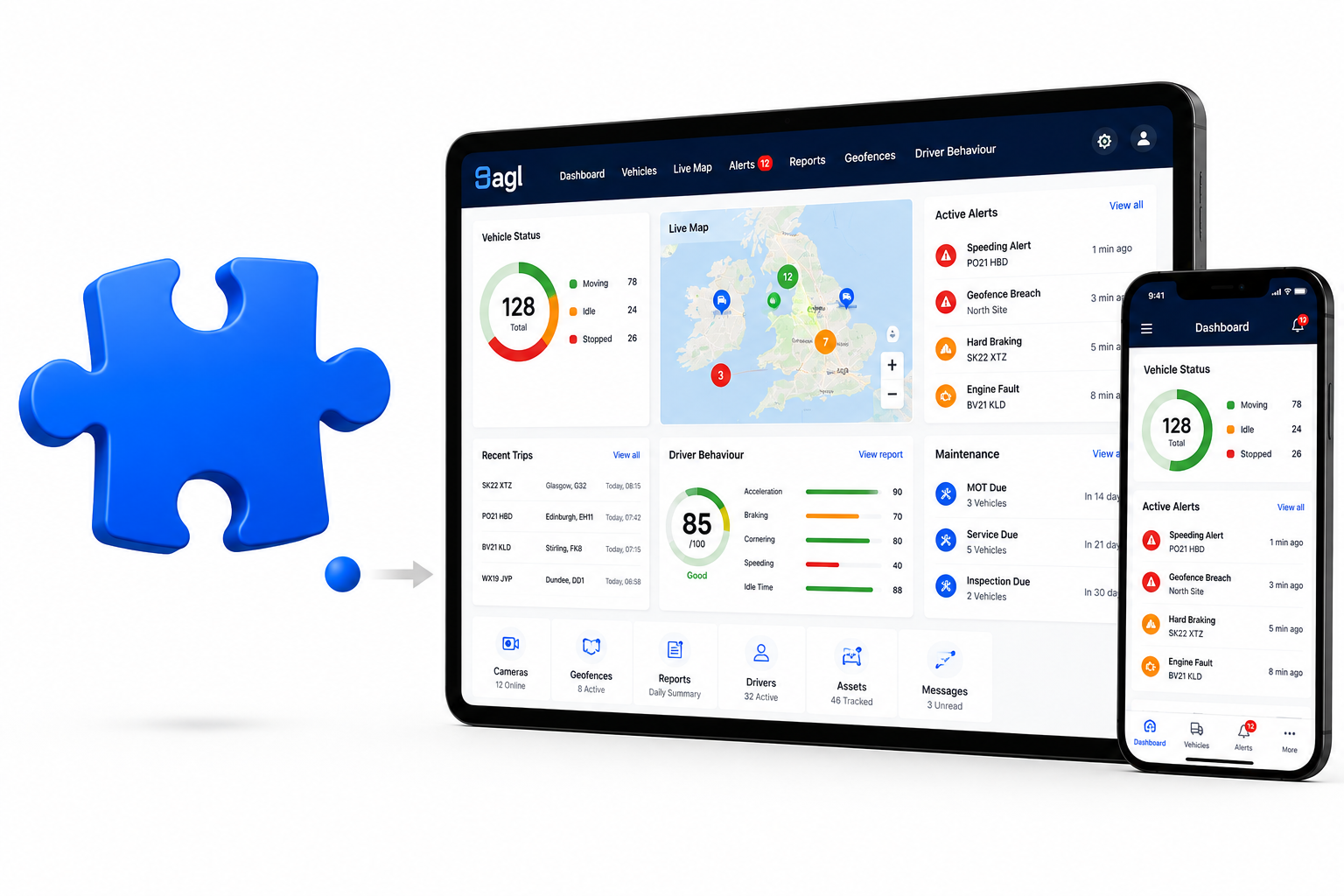 Integrated fleet technology platform icon
