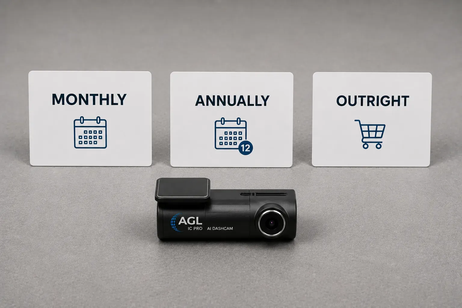  Fleet technology with monthly, annual and outright payment options.