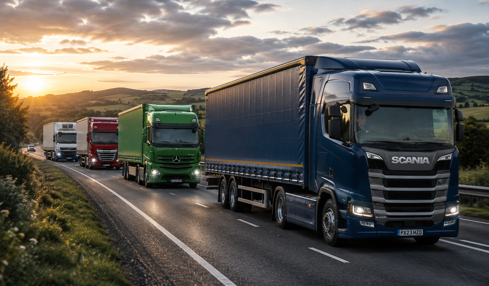 HGV fleet tracking and vehicle telematics system for transport operators