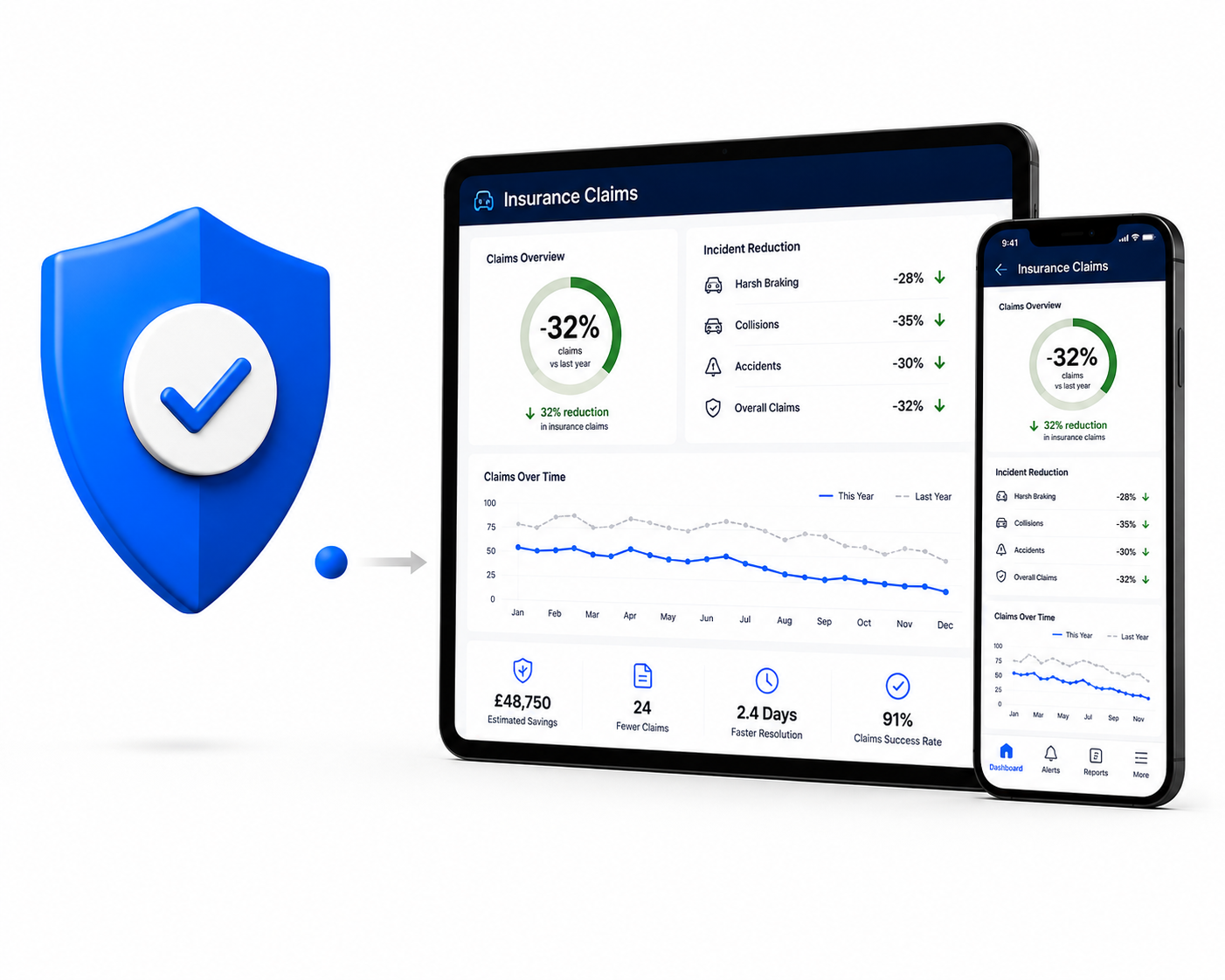 Reduce insurance claims icon