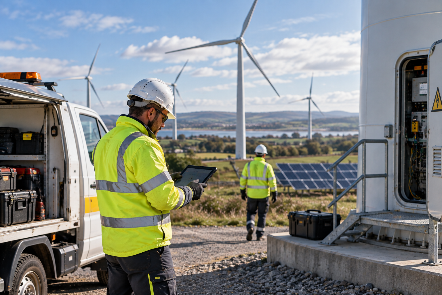 Renewable energy infrastructure and service operations