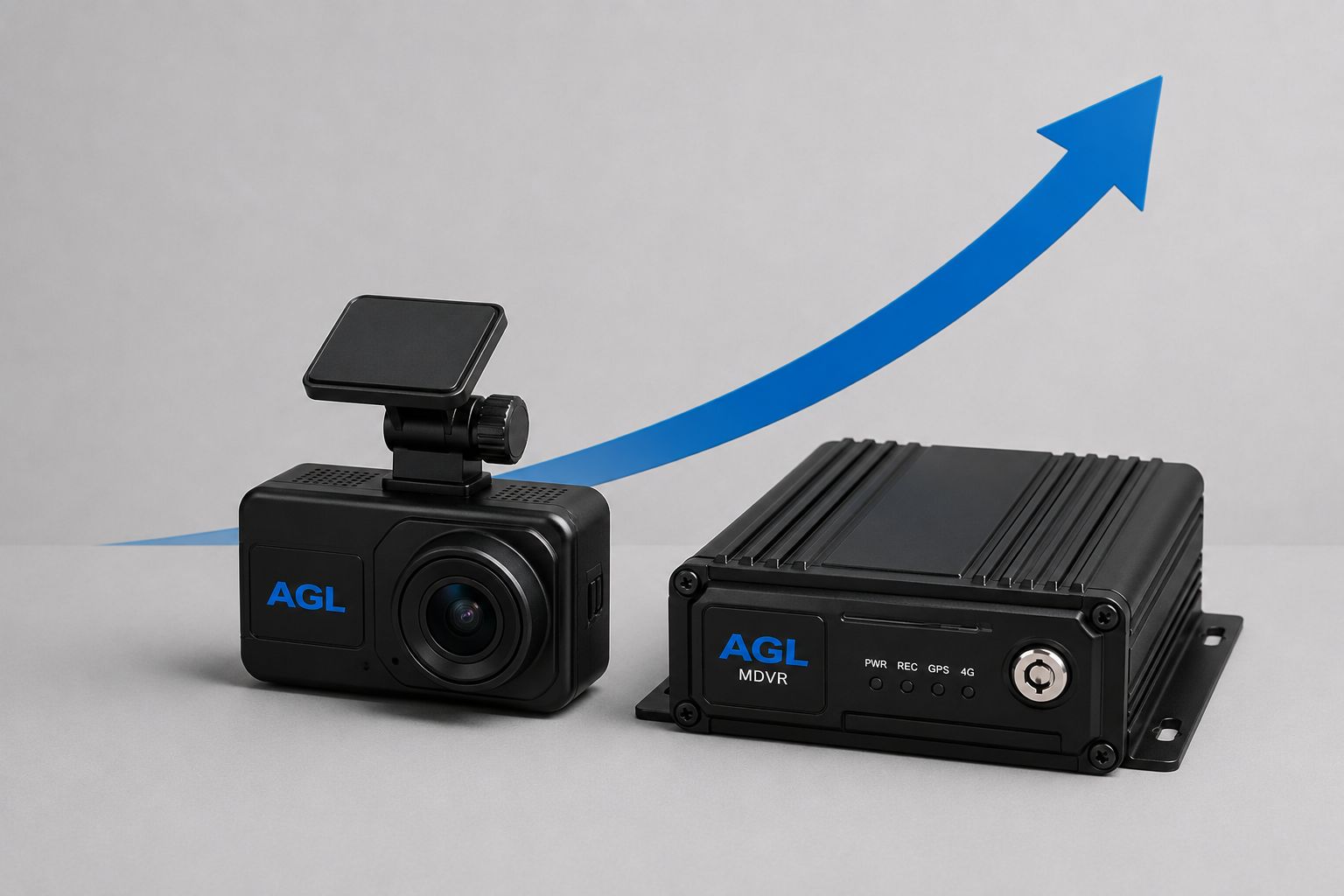 AGL fleet camera and MDVR representing a scalable fleet technology system.