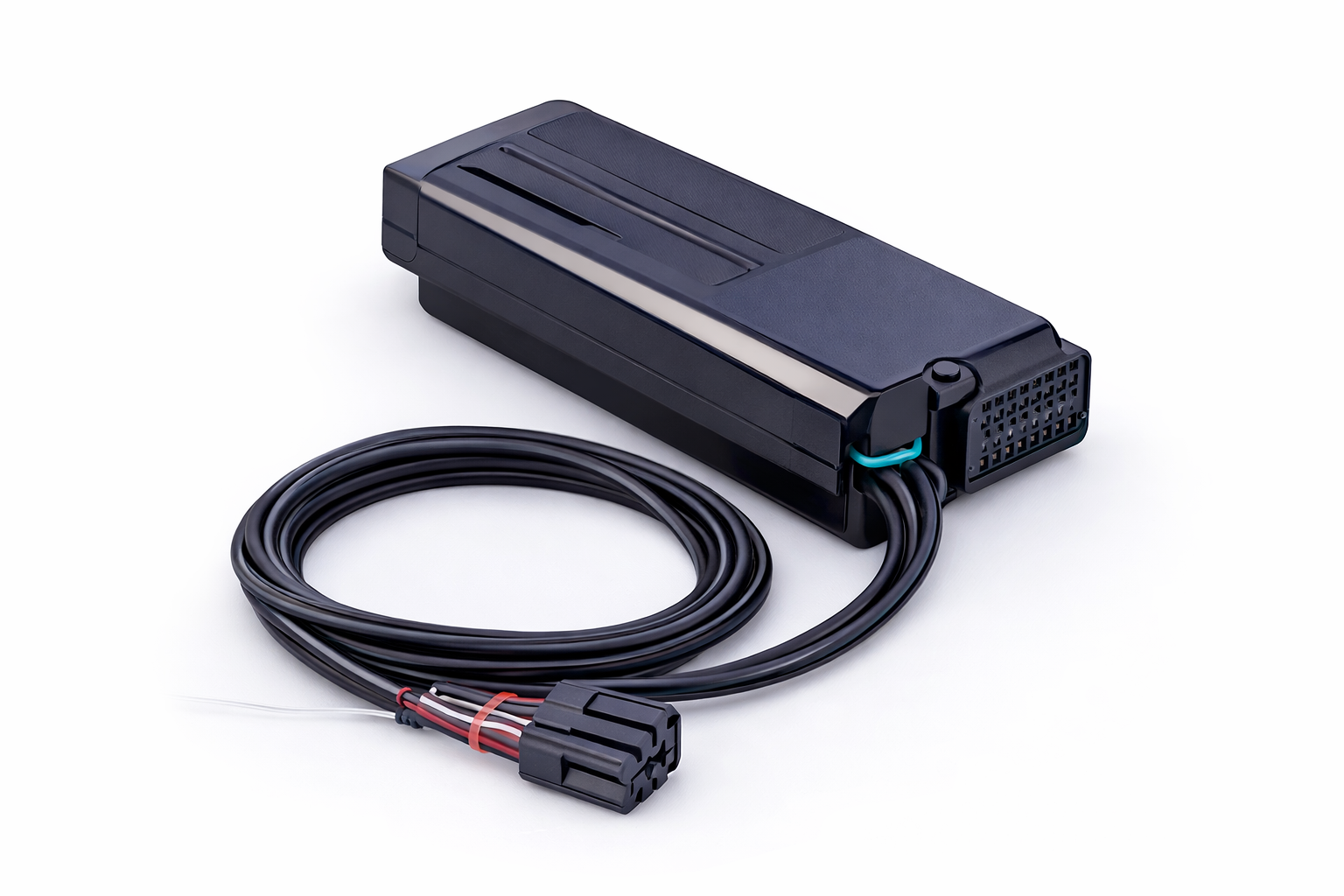 Hardwired fleet tracking unit for commercial vehicles and asset monitoring