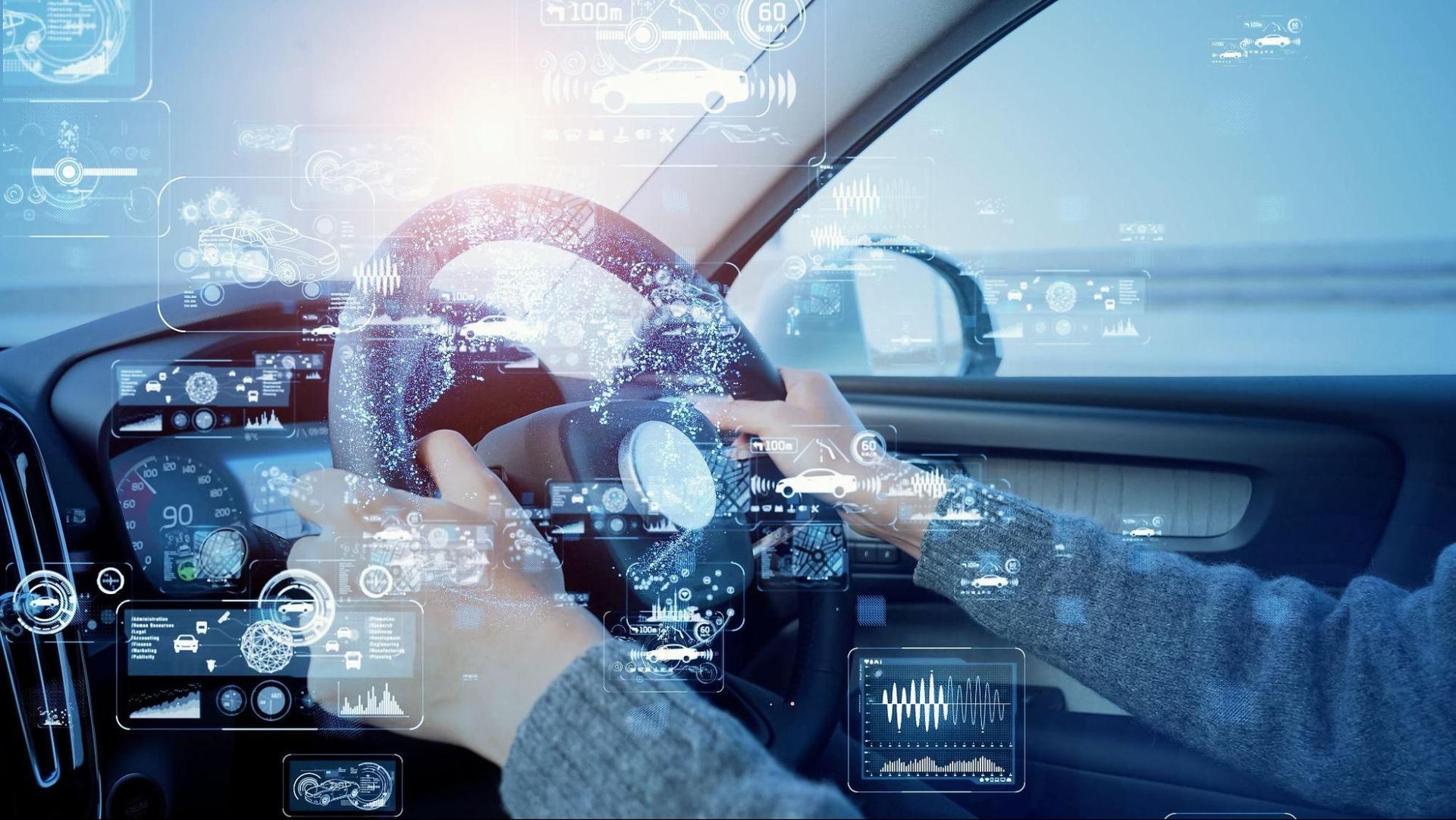 tech steering wheel