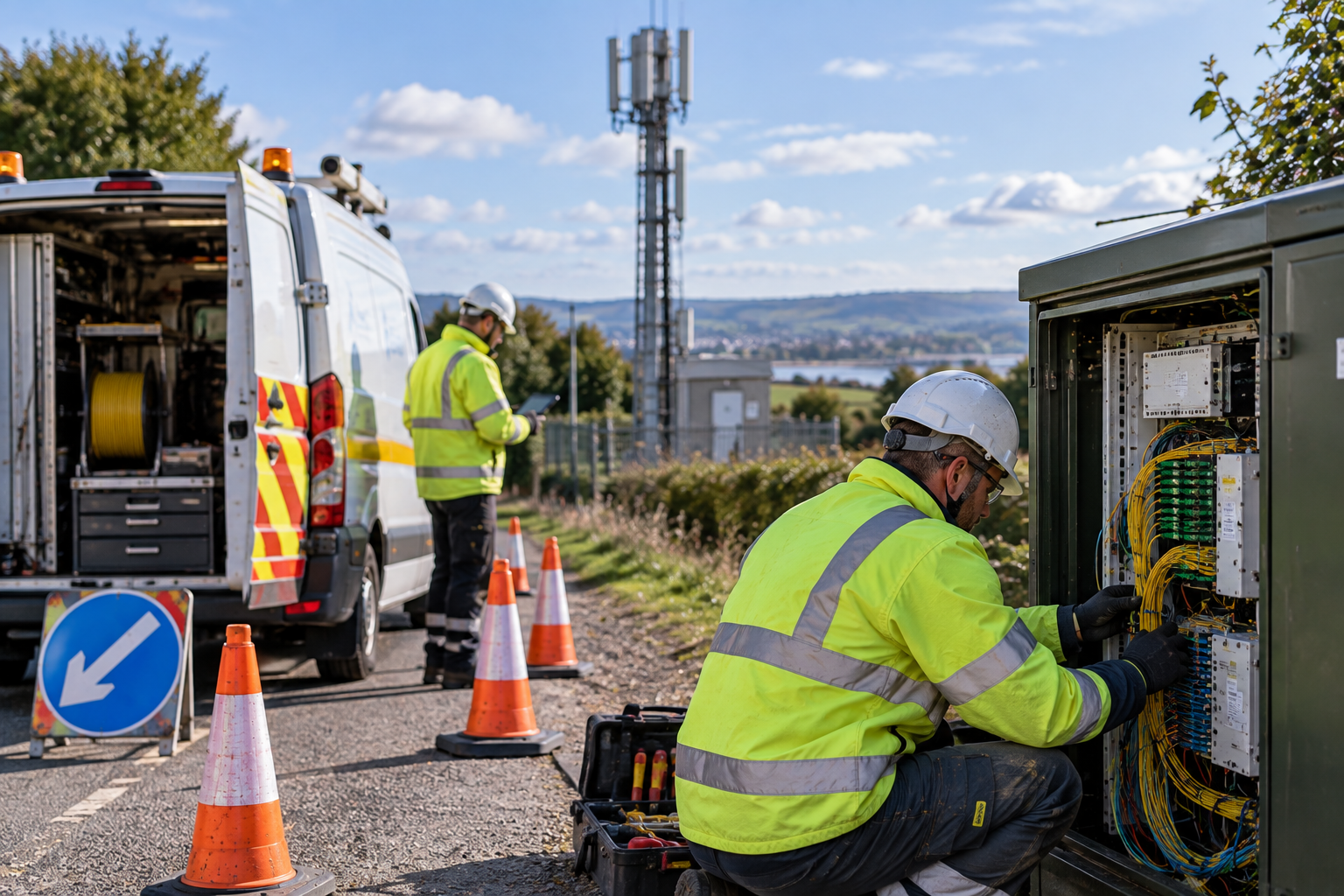 Telecommunications infrastructure engineers