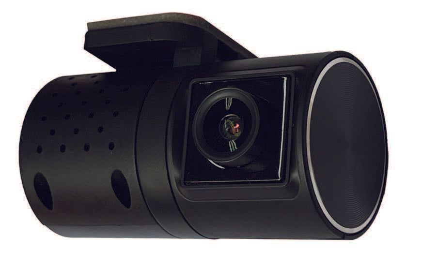 Compact fleet dash camera for vehicle monitoring and driver safety