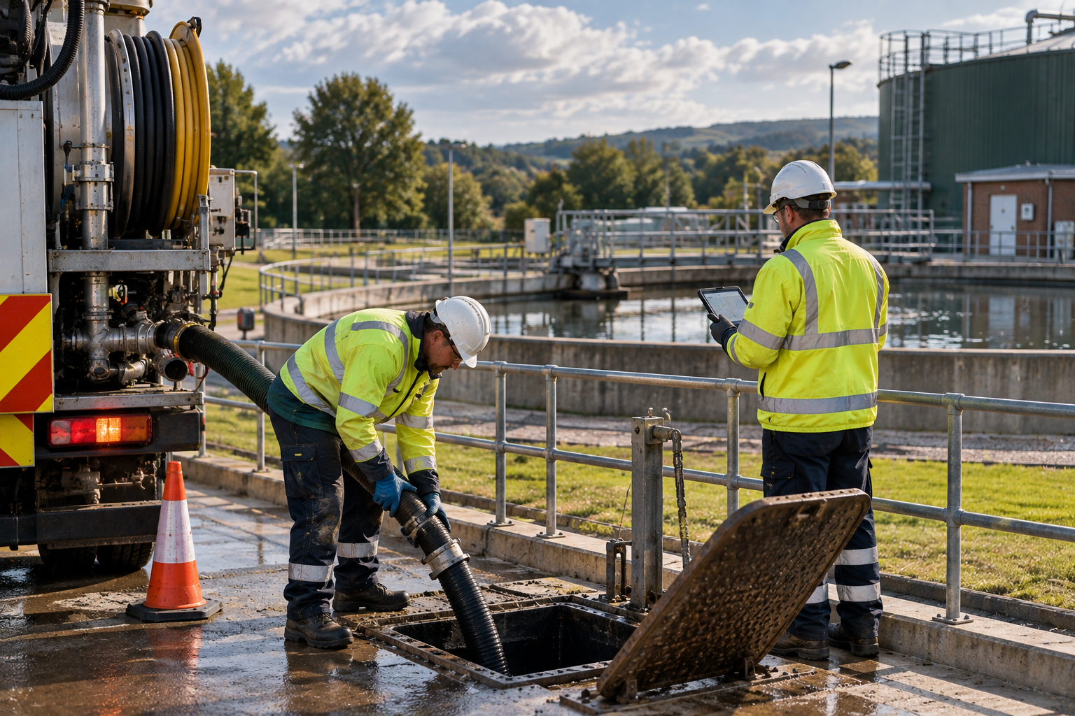 Water and wastewater utility workers
