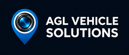 AGL Vehicle Solutions Logo this is a picture of the world with a blue outline and pin at the bottom to demonstrate GPS