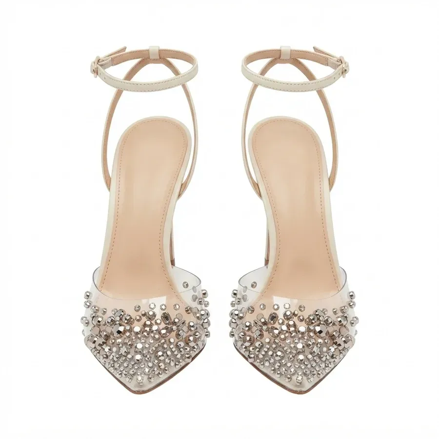 AI-generated clean product image of the heels.