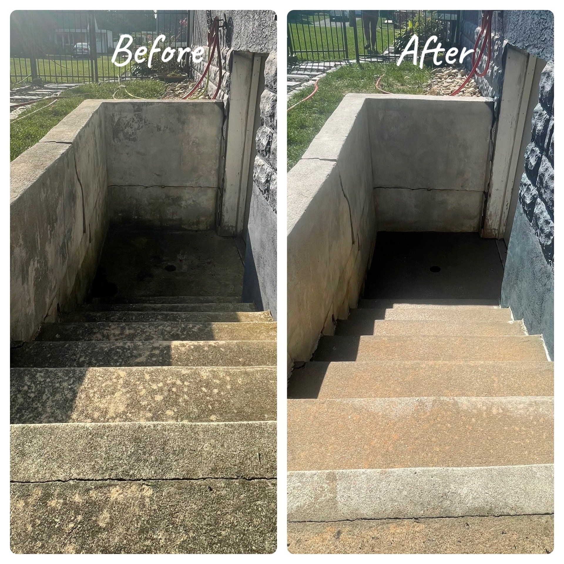 pressure washing