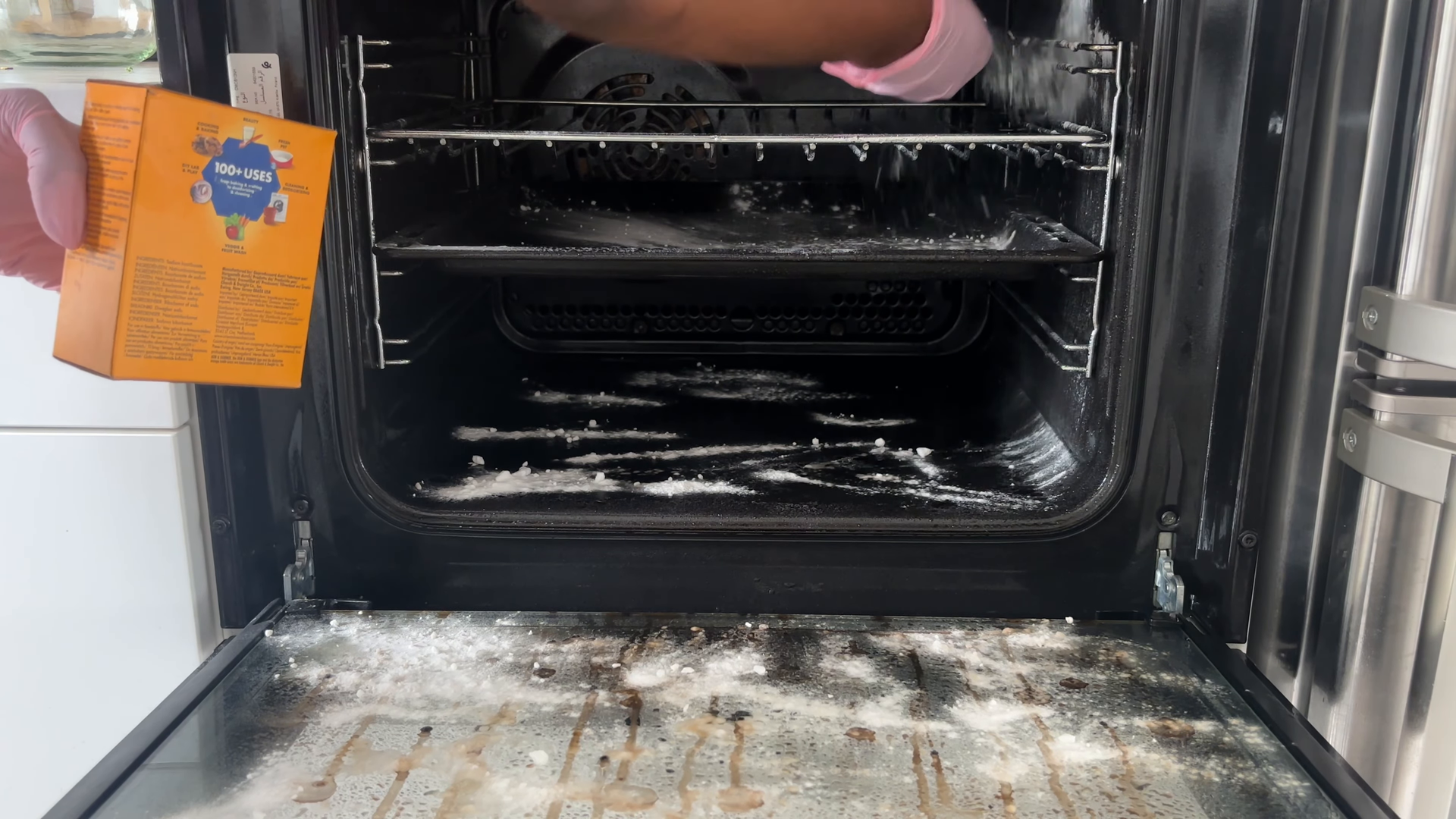 Cleaning service in an Alphabet City Manhattan kitchen