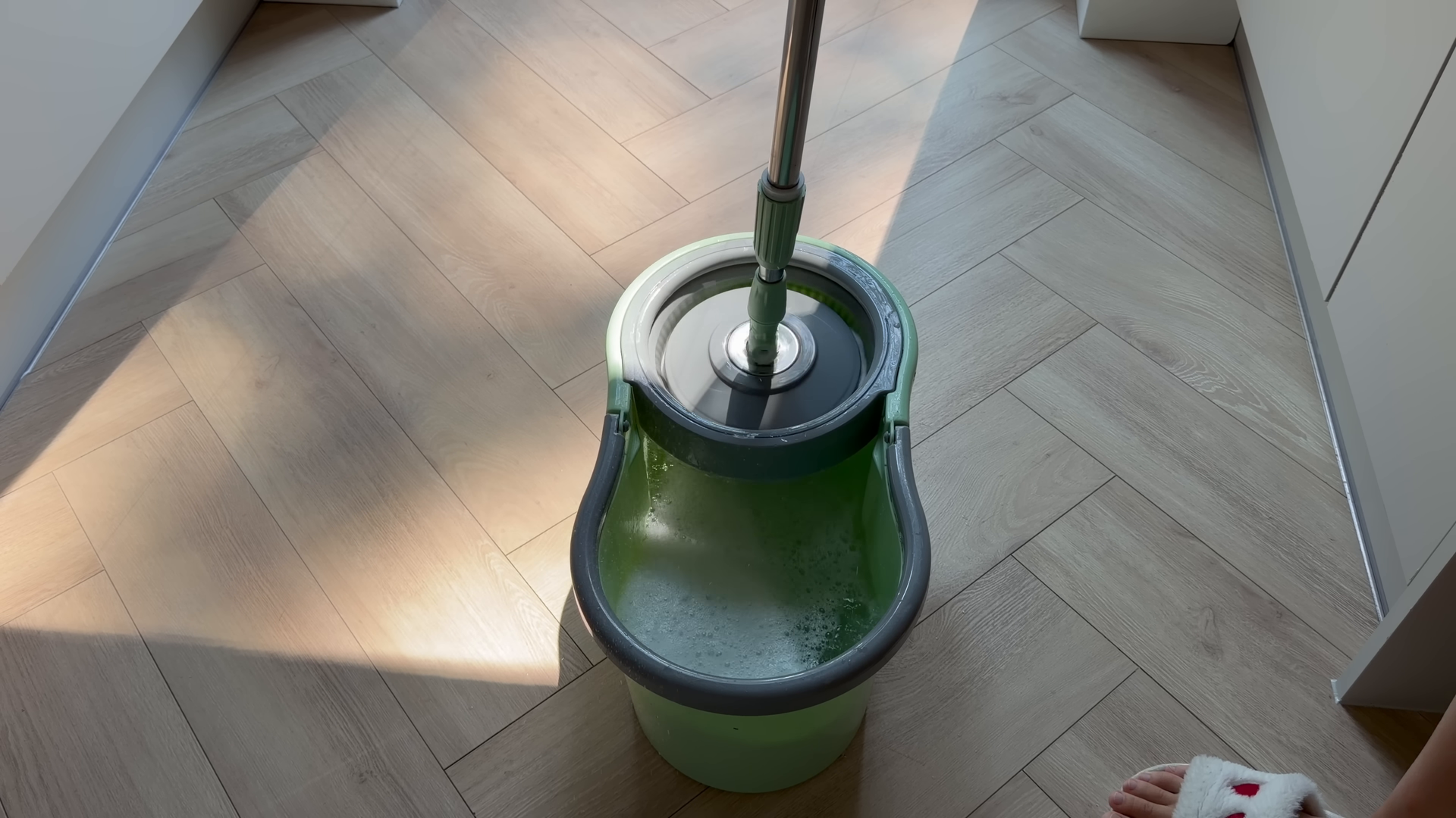 Apartment cleaning checklist being worked in an Astor Row Manhattan home