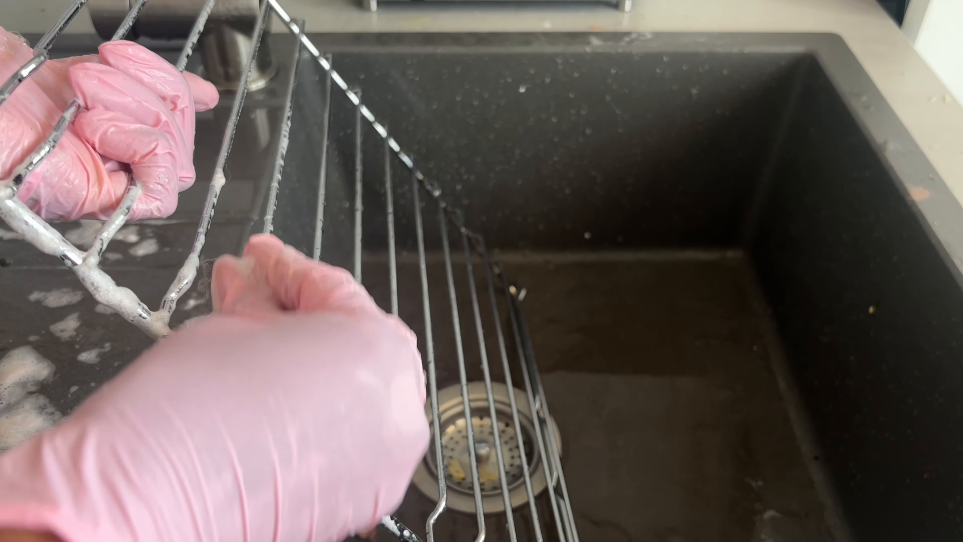 Deep cleaning a bathroom in a Coney Island Brooklyn rental
