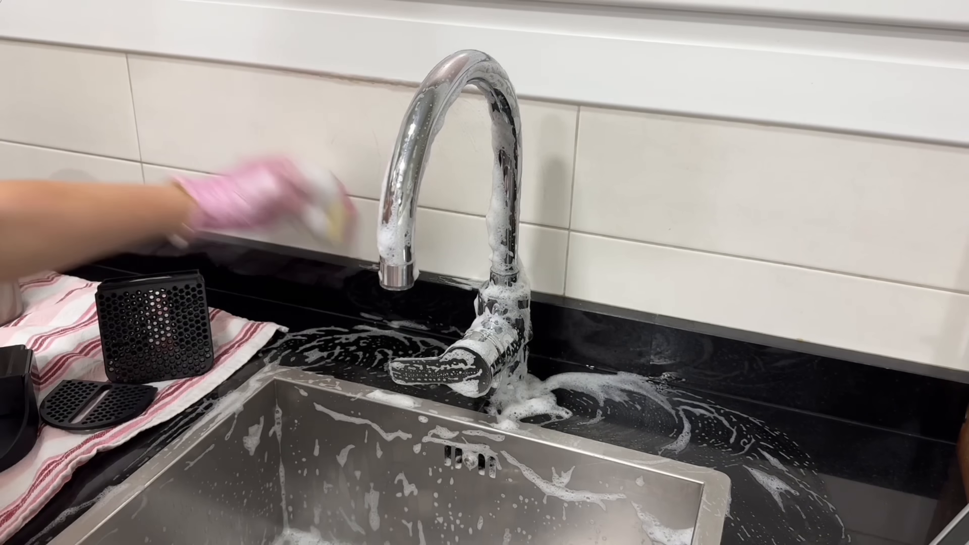 Housekeeping keeping floors clean in a Forest Hills Queens home