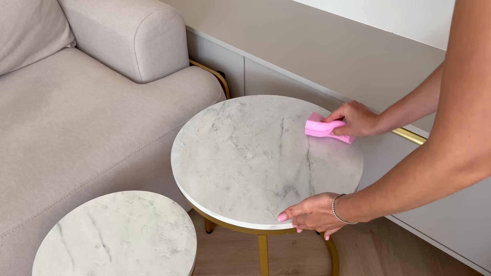 Move-in cleaning in a Fort George Manhattan apartment