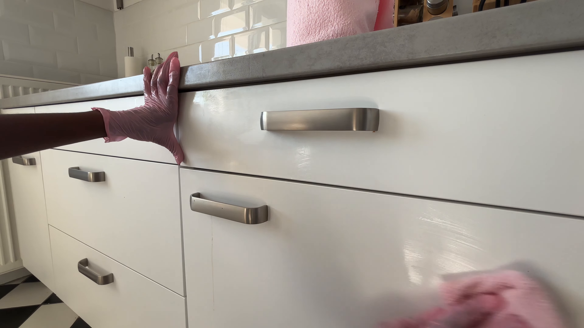 Standard basic cleaning in a Gramercy Park Manhattan bathroom