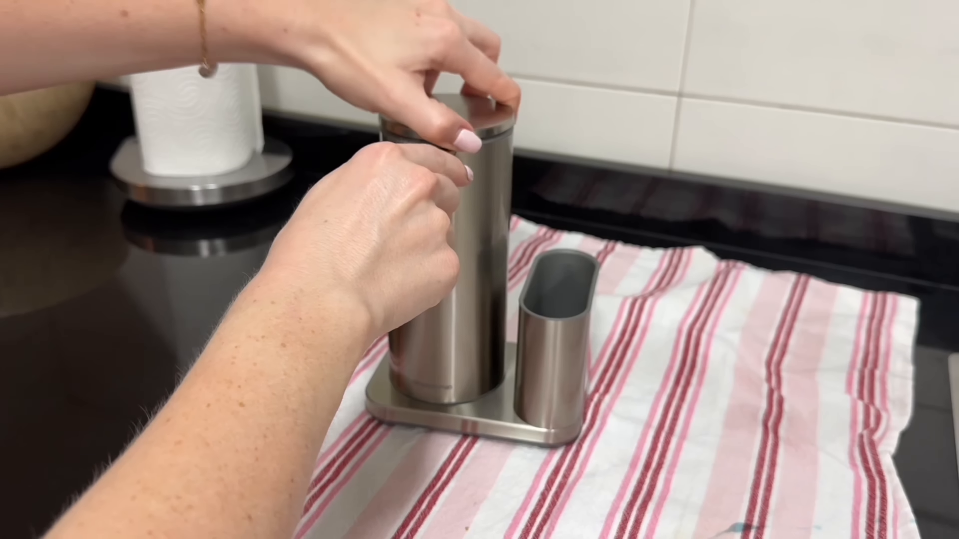 Deep cleaning a kitchen in a Hudson Heights Manhattan apartment