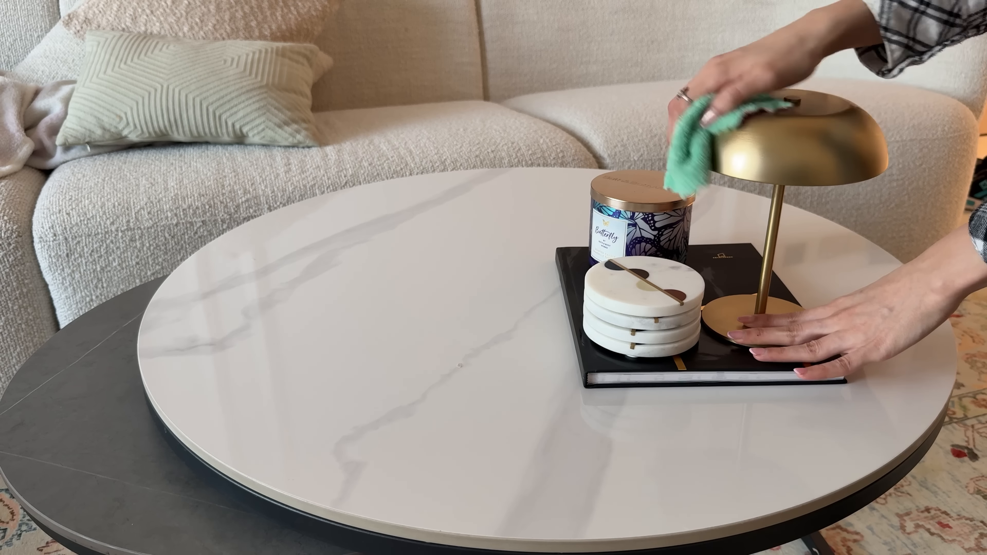 Short-term rental turnover cleaning in a Hudson Square Manhattan apartment