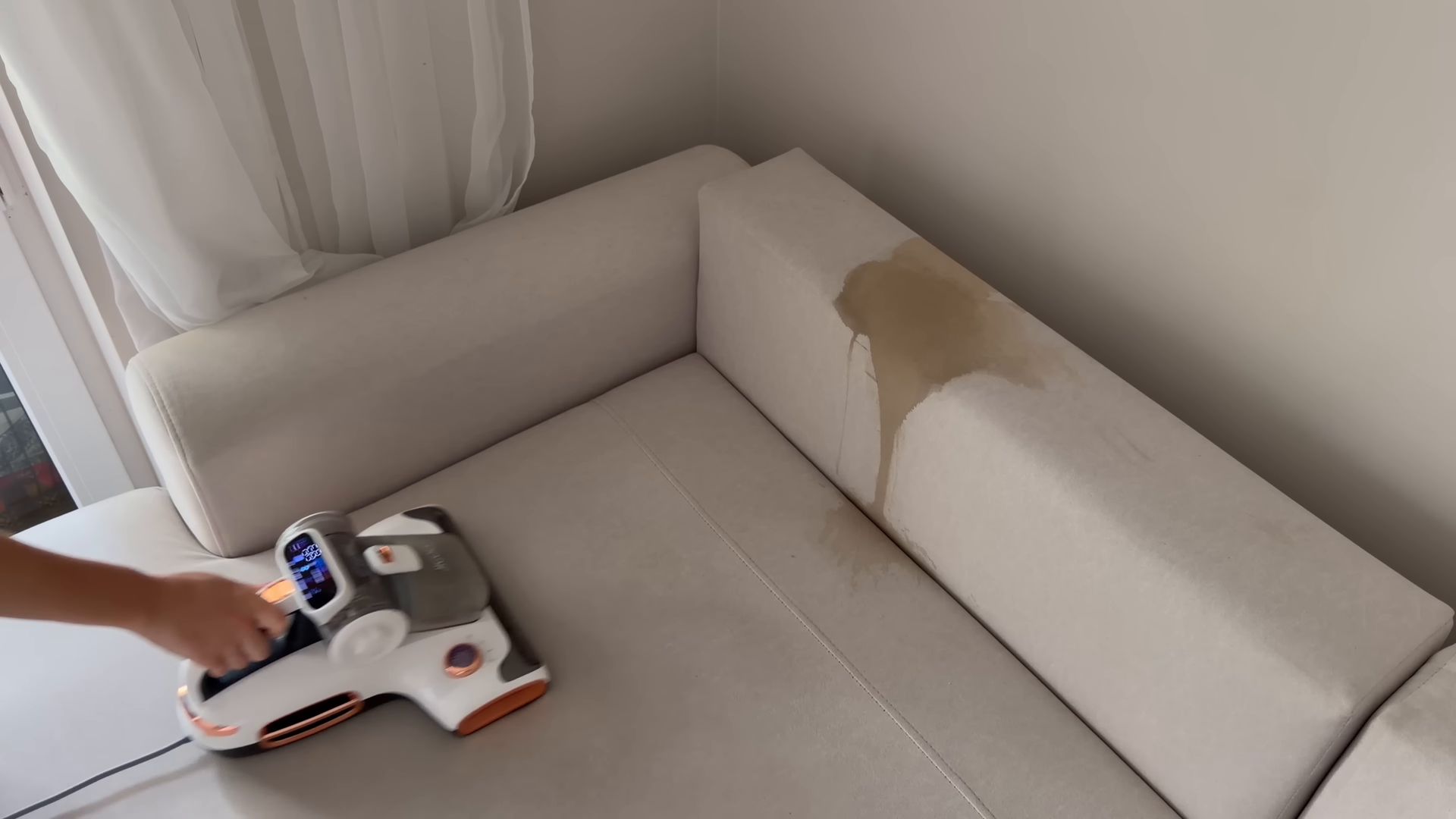 Maid service making a Lower East Side bedroom tidy