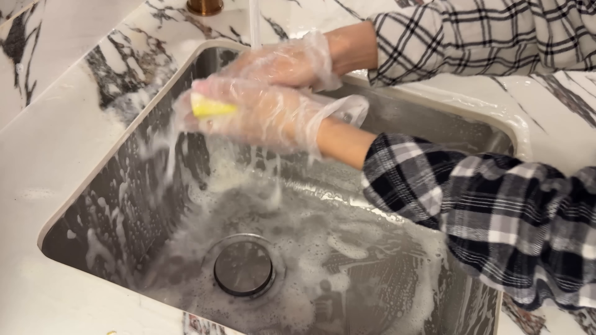 Professional maid at work in a Manhattanville apartment
