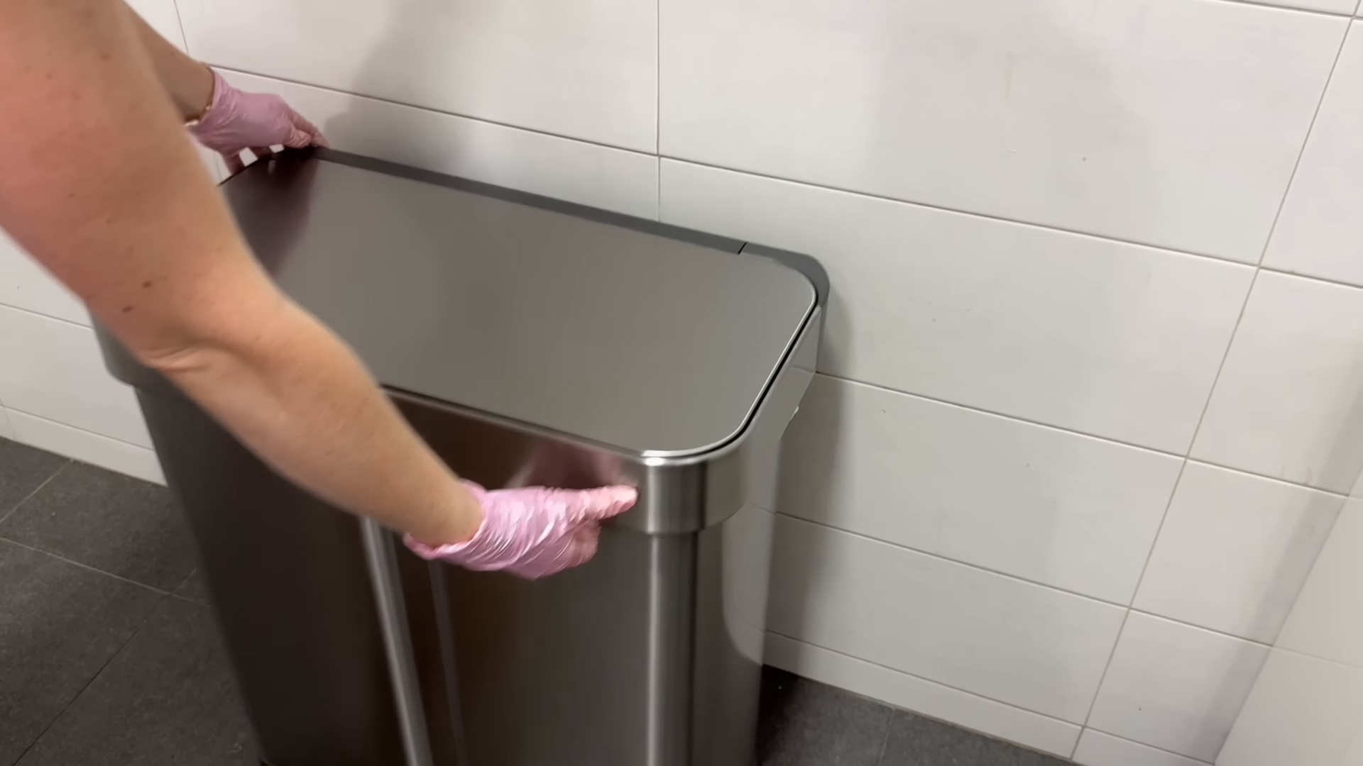 Maid service completing a NoMad Manhattan kitchen