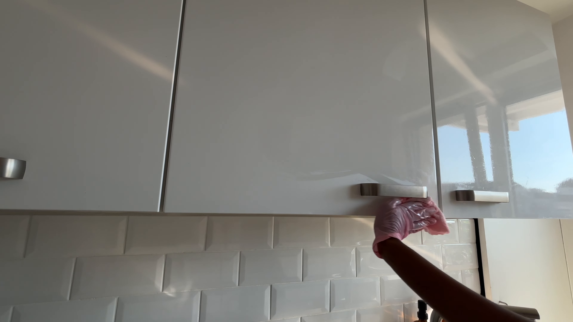 Standard basic cleaning of an Upper West Side kitchen and floors