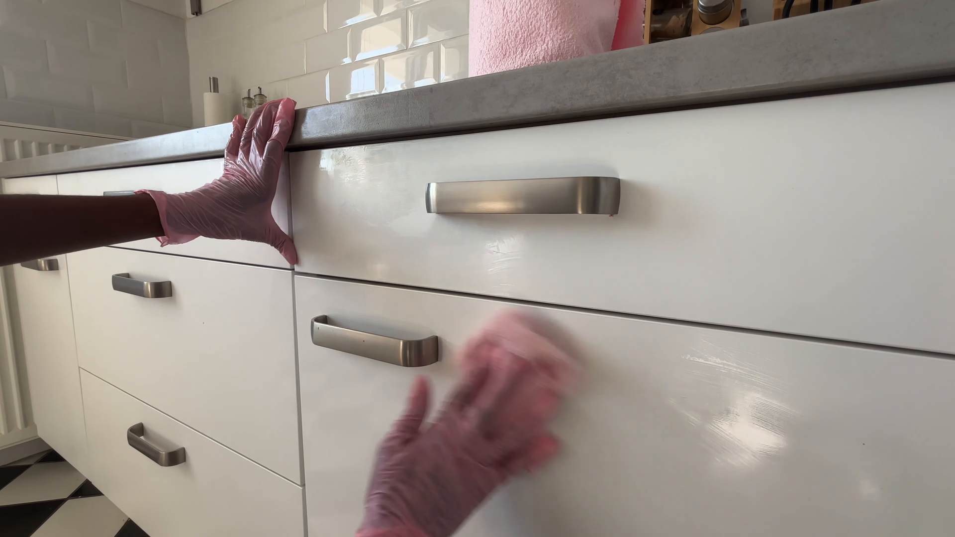 A standard basic cleaning session in Washington Heights Manhattan