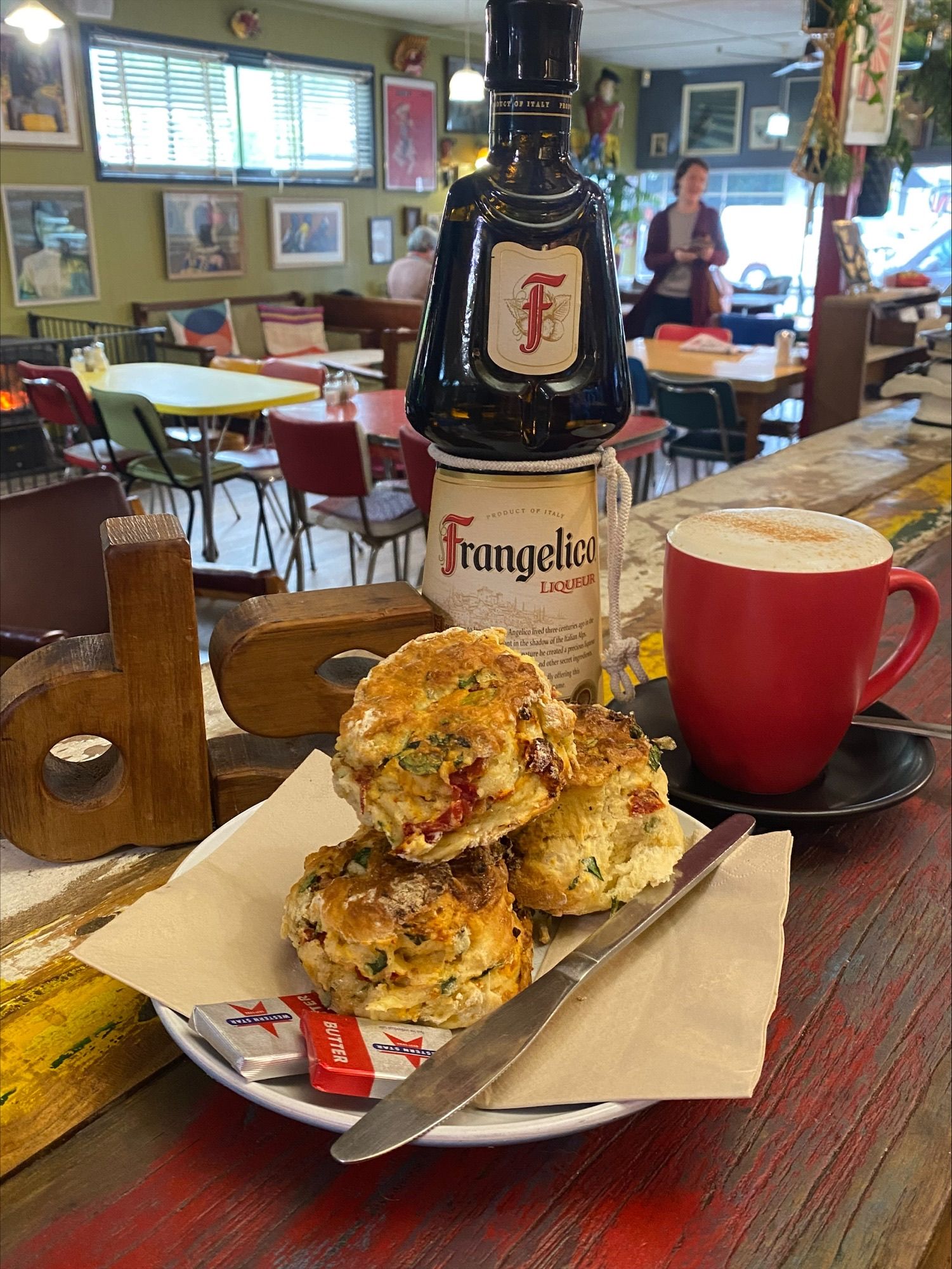 meal with coffee