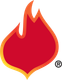 duraflame registered flame logo owned by duraflame inc