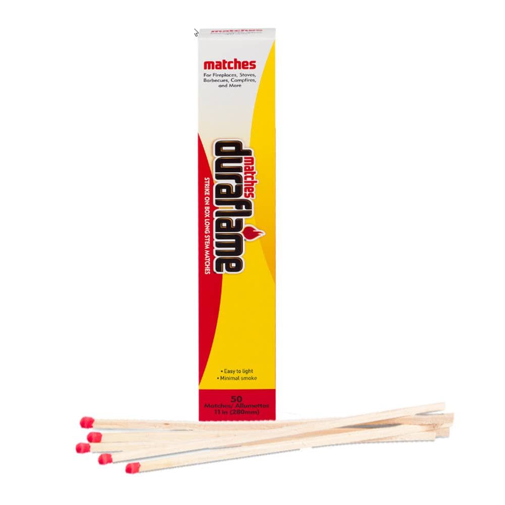 DURAFLAME® SAFETY MATCHES duraflame long-stem safety matches for fire, including campfires, firelogs, candles, grills