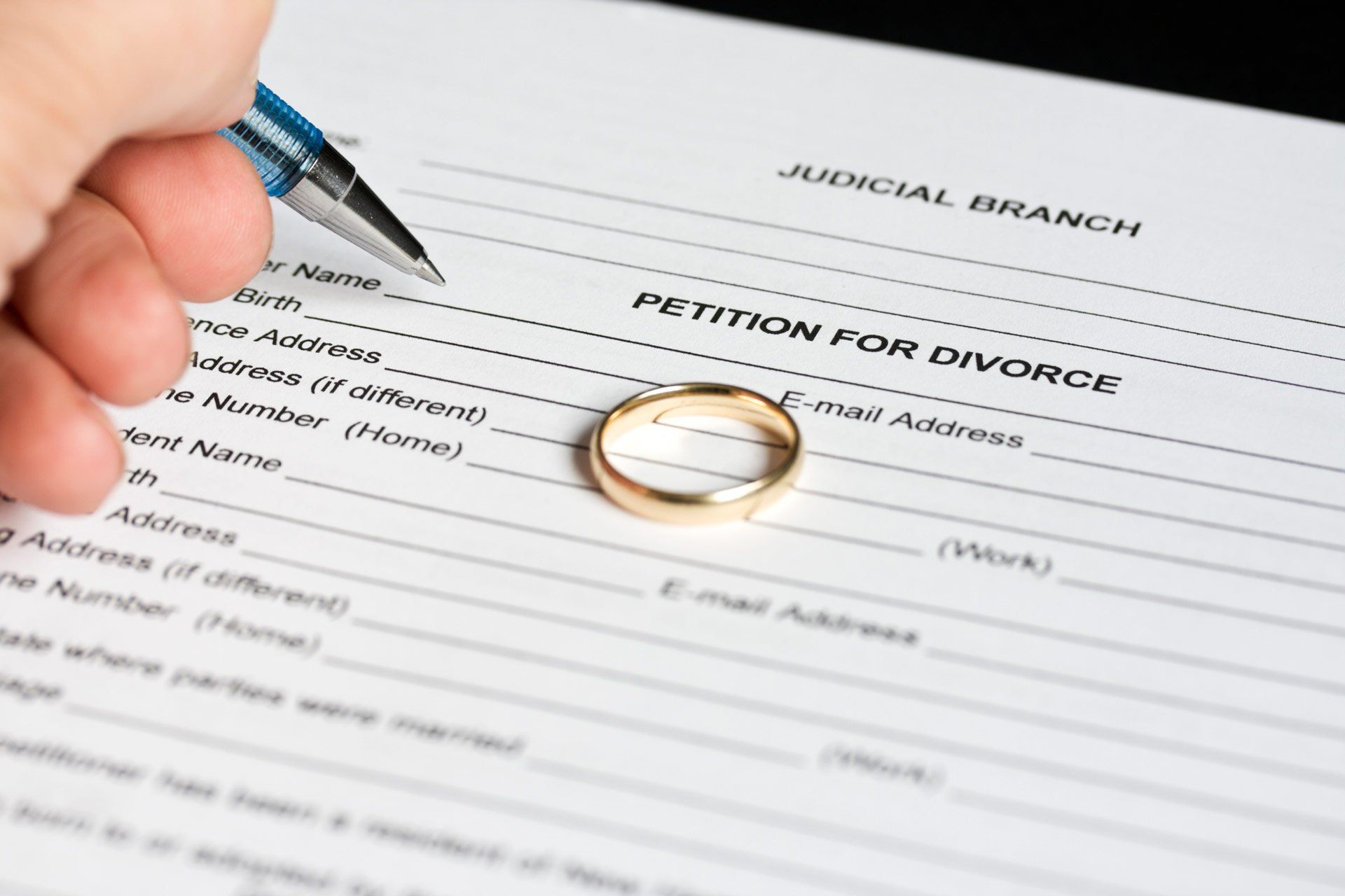 Petition for Divorce — New York, NY — YG Multitax