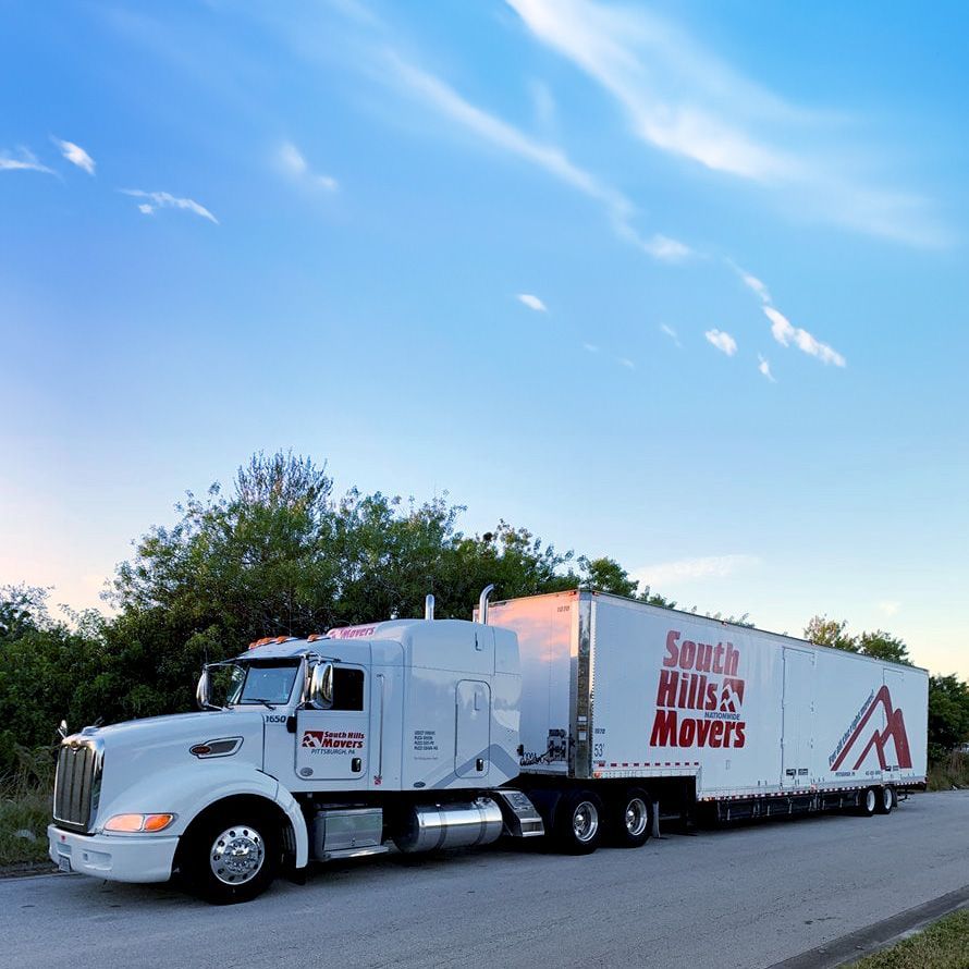 White semi-truck with