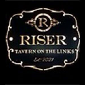 Black sign with gold trim,