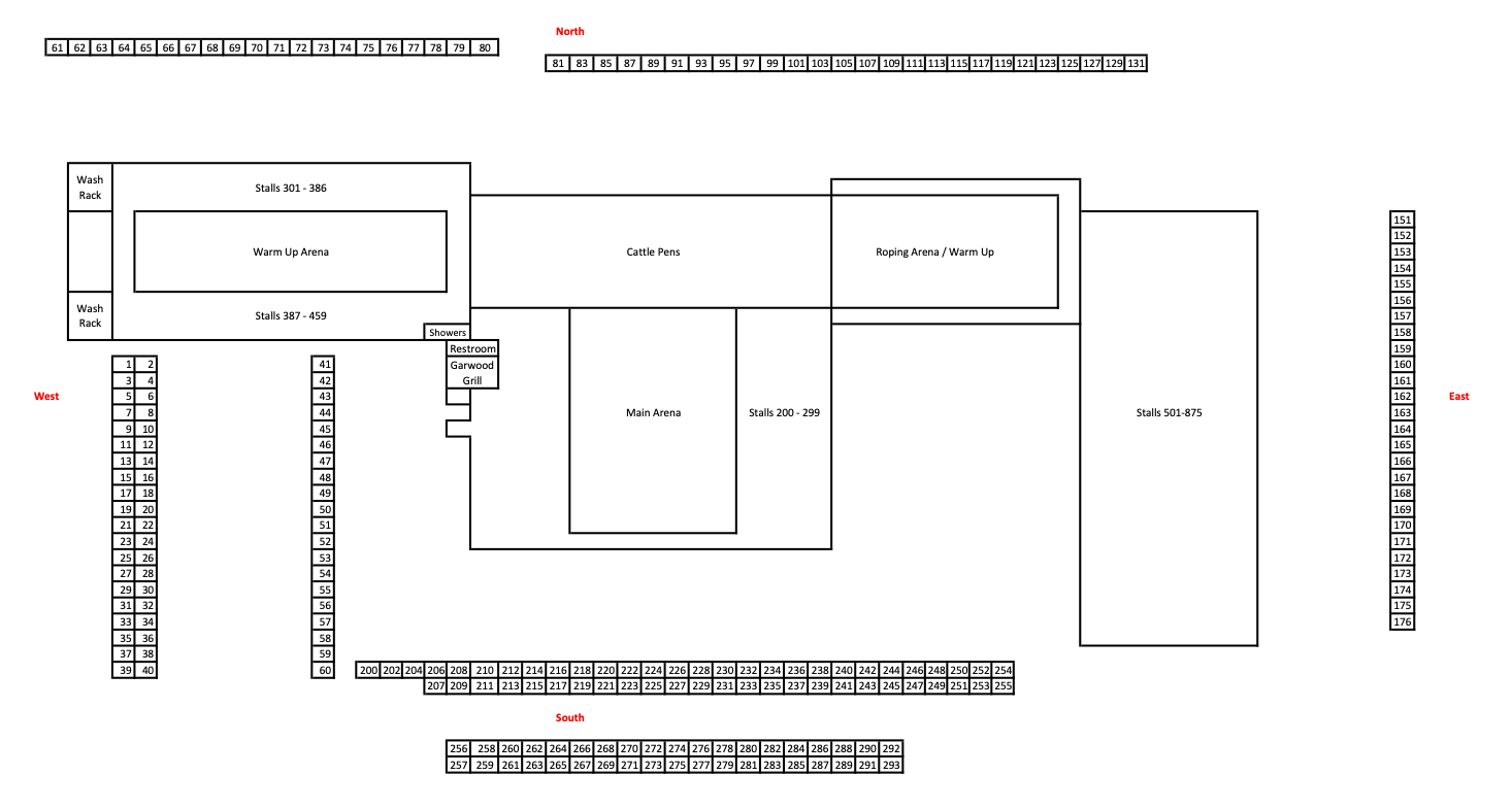 Floor plan of a building, showing various rooms and their layout.