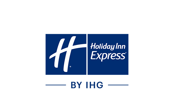 Holiday Inn Express logo with a blue