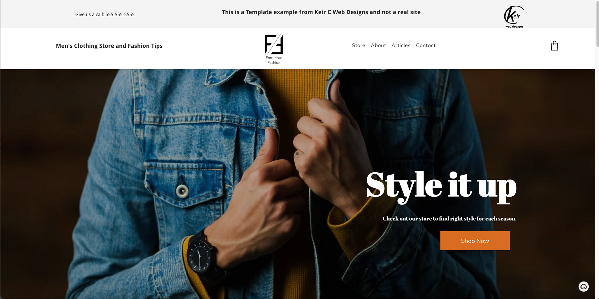 Fortuitous Fashion website